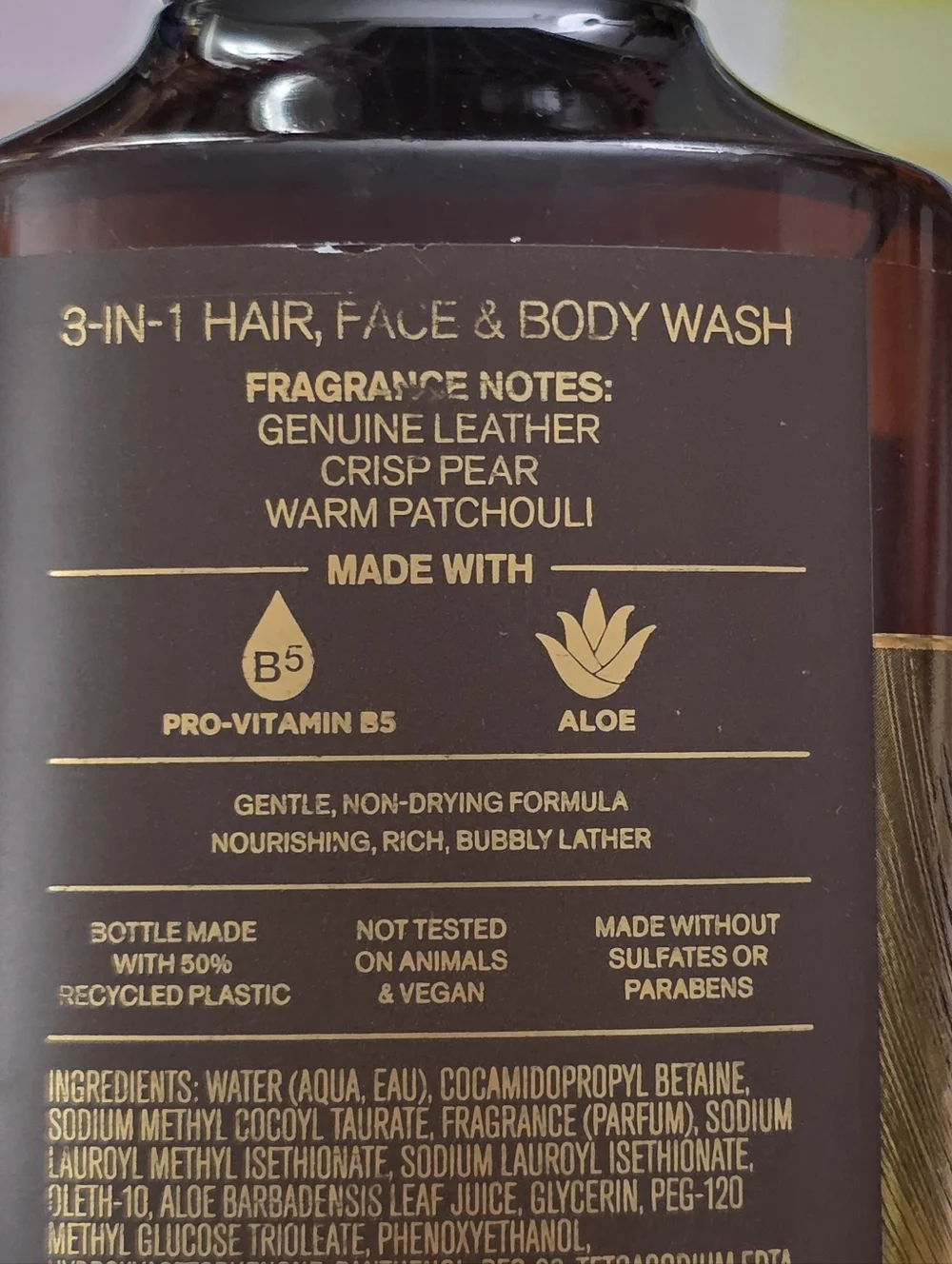 Bath & Body Works Men's Honorable 3-in-1 Hair, Face, & Body Wash 10oz NEW RARE